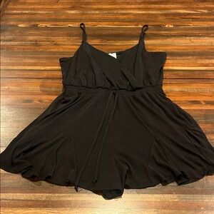 Black Sleeveless Romper size Large
